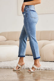 Release Hem Cropped Bootcut Jeans
