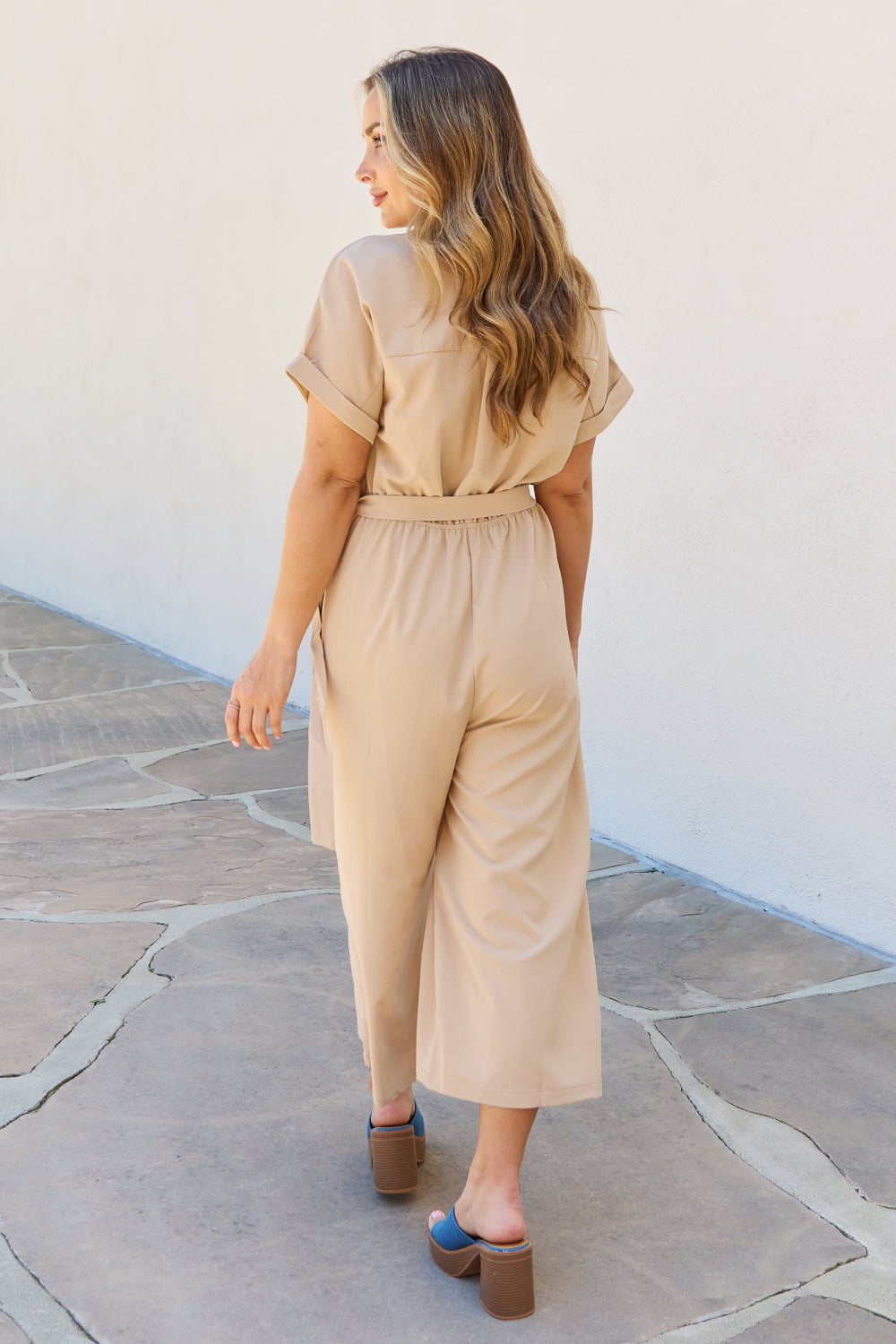 All In One Solid Color Jumpsuit - Muses Of Bohemia