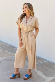 All In One Solid Color Jumpsuit - Muses Of Bohemia