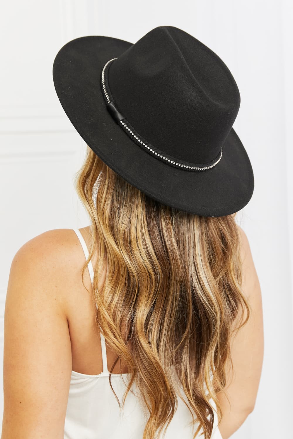 Black Fedora Hat Hat Muses Of Bohemia Black One Size 